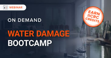On-demand bootcamp: Drying processes for water damage restoration