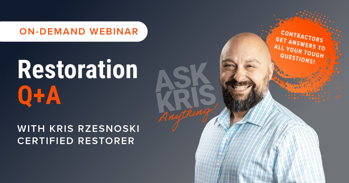 Watch as expert Kris Rzesnoski provides the answers to YOUR restoration questions!